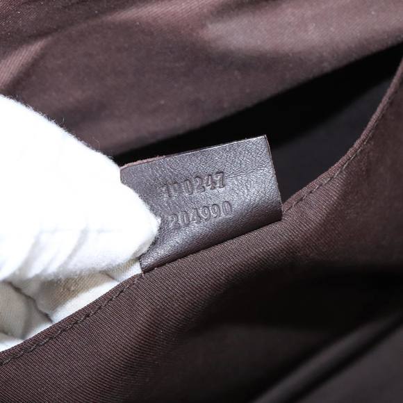 GUCCI GG Canvas Hand Bag Beige Gold 190247 Auth 98513 - Picture 12 of 16